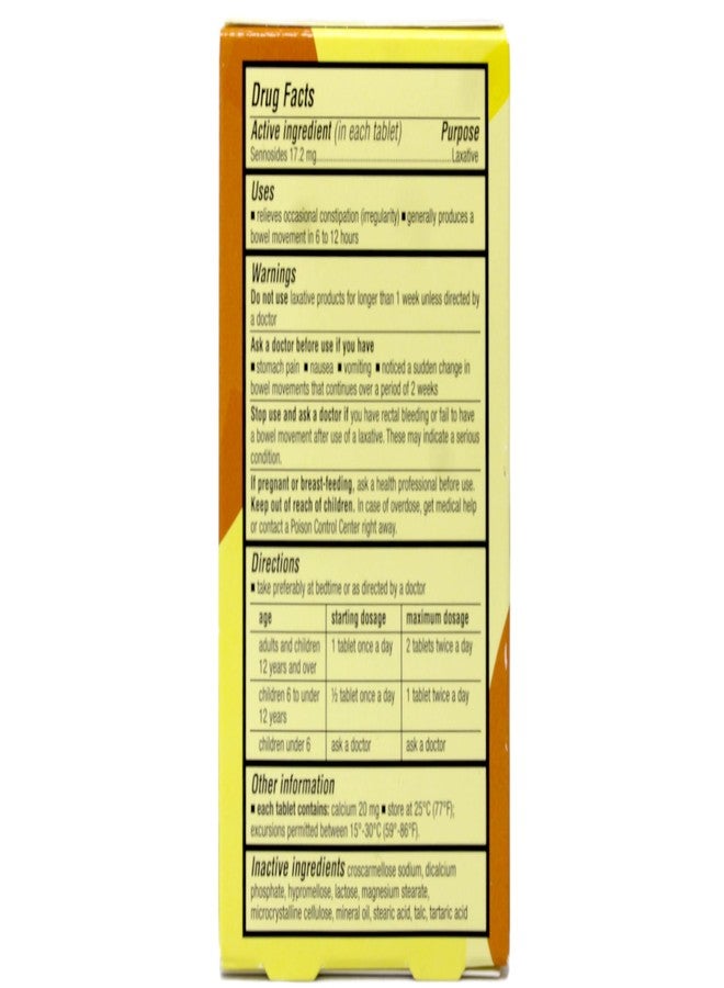 Senokot Extra Strength Natural Vegetable Laxative - 12 Tablets Each (Value Pack of 6) - Image 5
